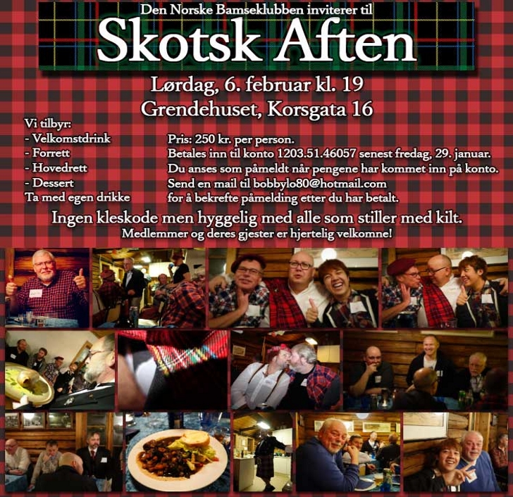 Skotsk Aften 6. februar